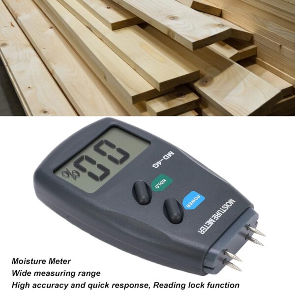 Medienos drėgmės matuoklis (su krepšeliu)